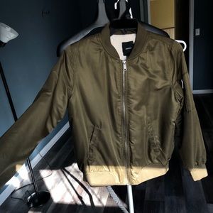 Army Green Bomber Jacket